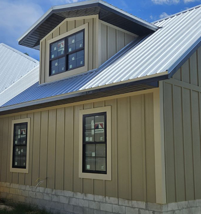 Board and Batten Sided home
