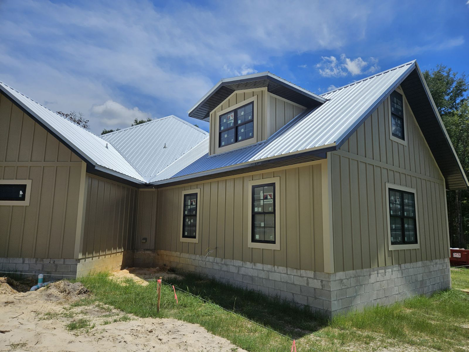 Board and Batten Sided home
