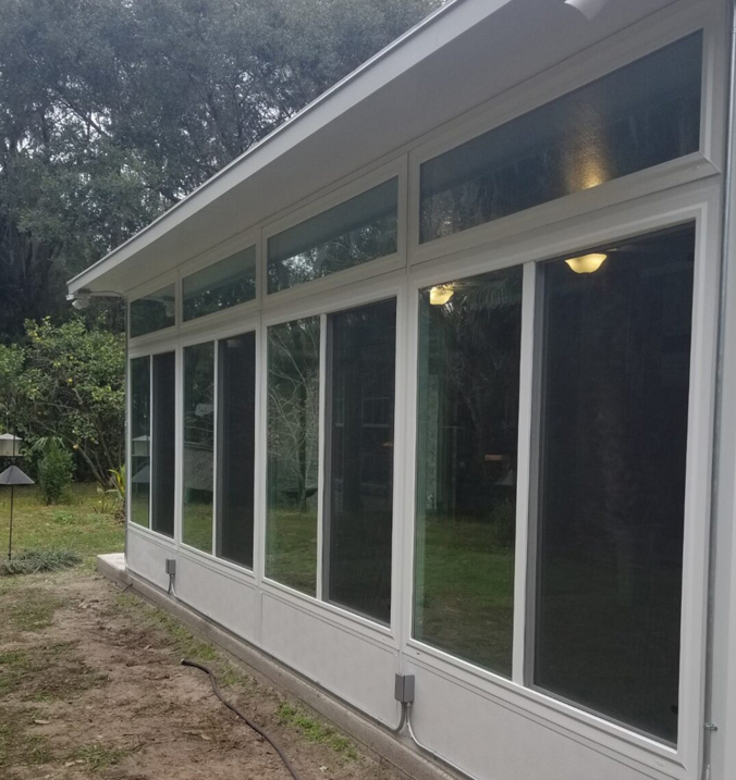 Glass Window Enclosed Porch